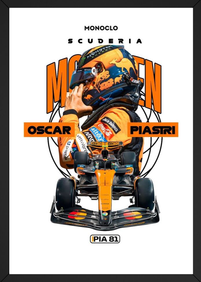 Oscar piastri poster